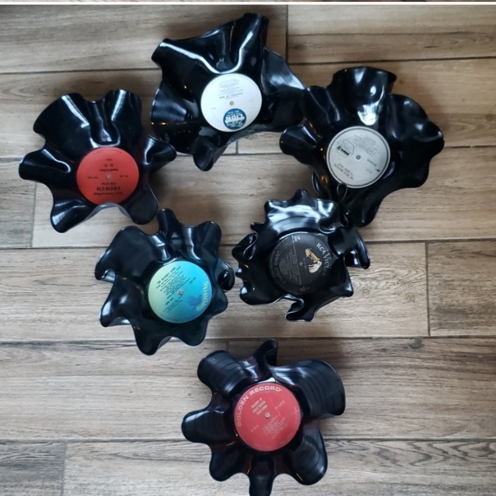 ⭐3 for $15 SALE!⭐ Handmade Record Bowls 🎵